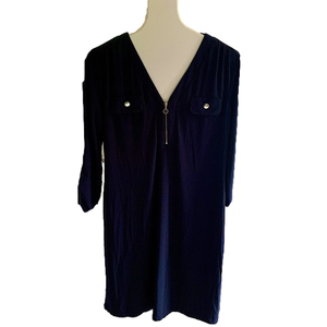 Emma & Michele Navy Dress